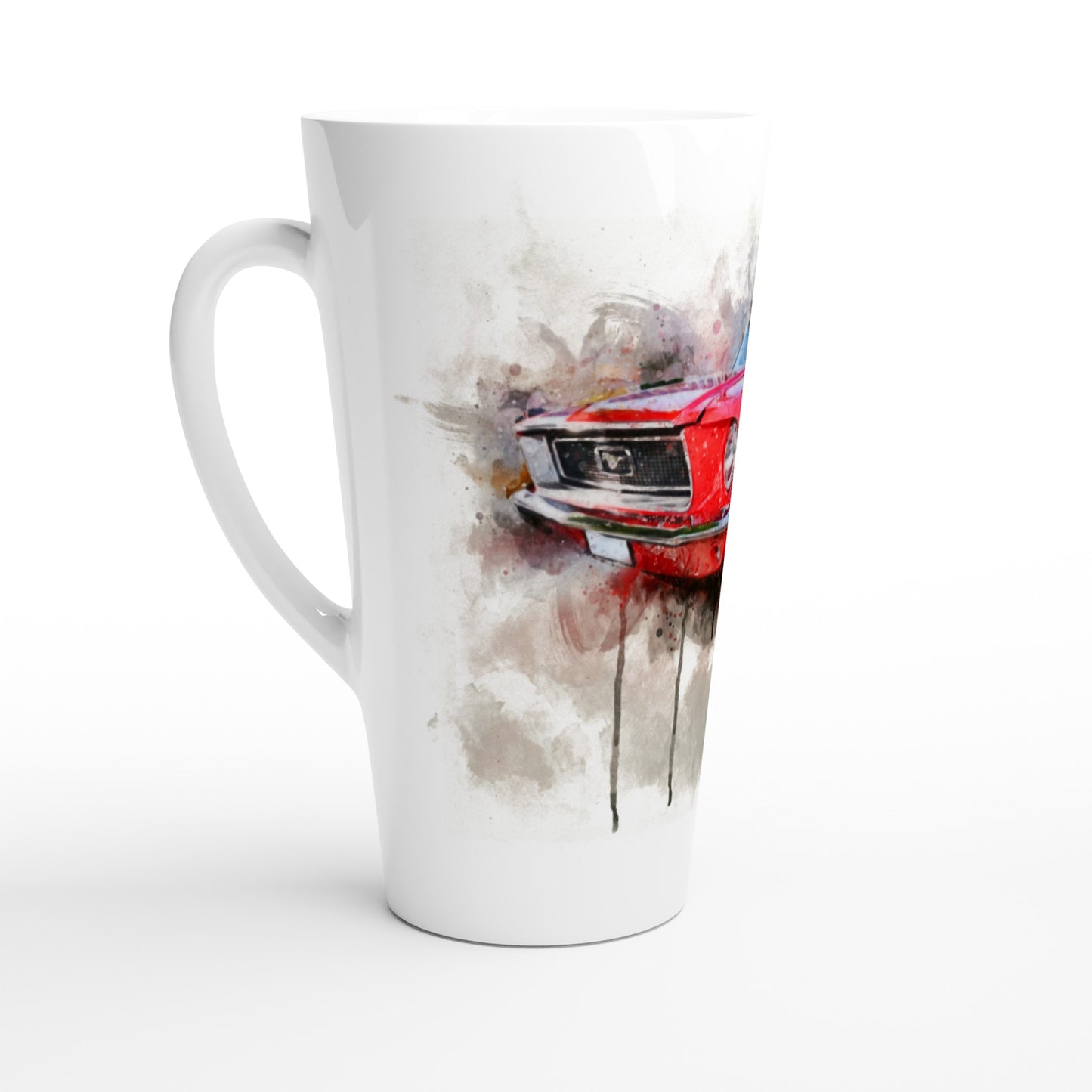 White Latte 17oz Ceramic Mug