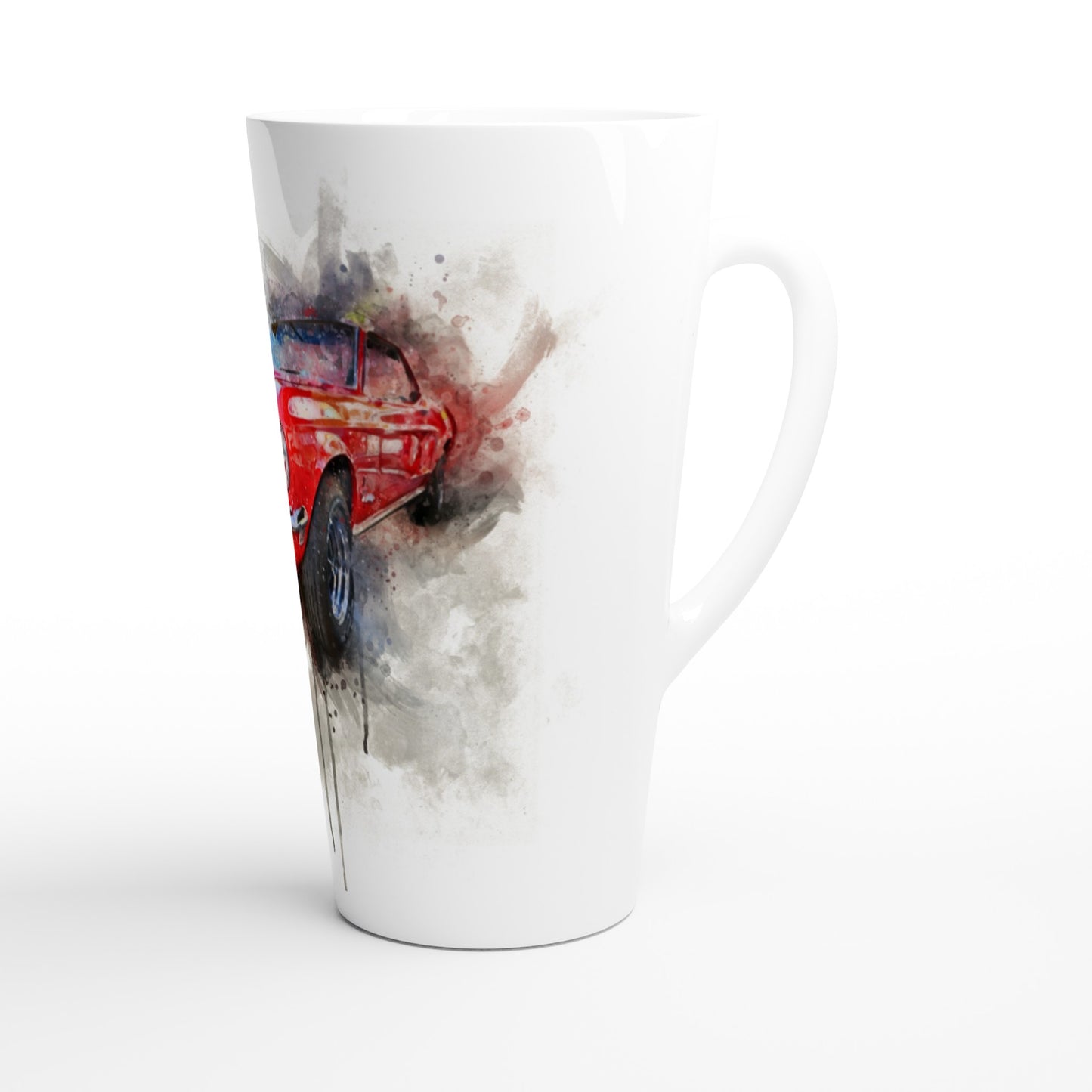 White Latte 17oz Ceramic Mug