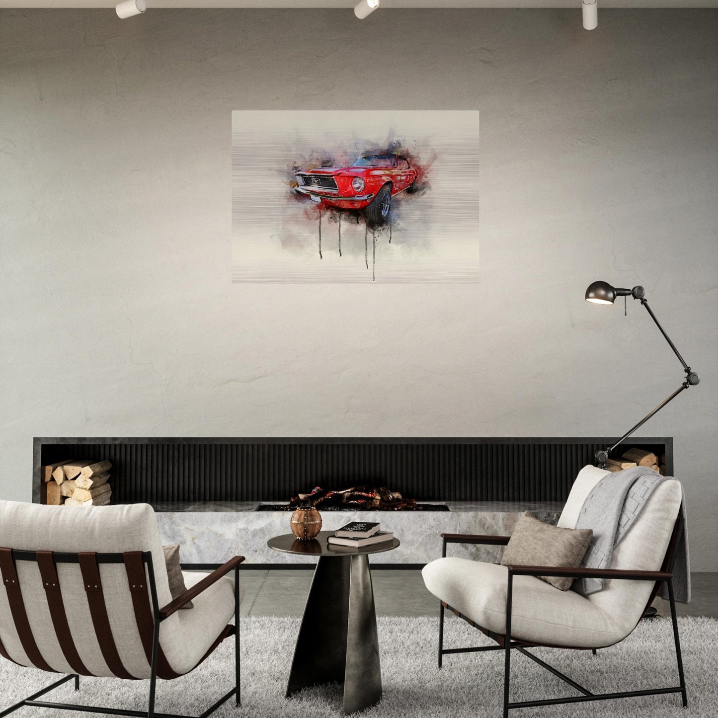 Brushed Aluminum Print