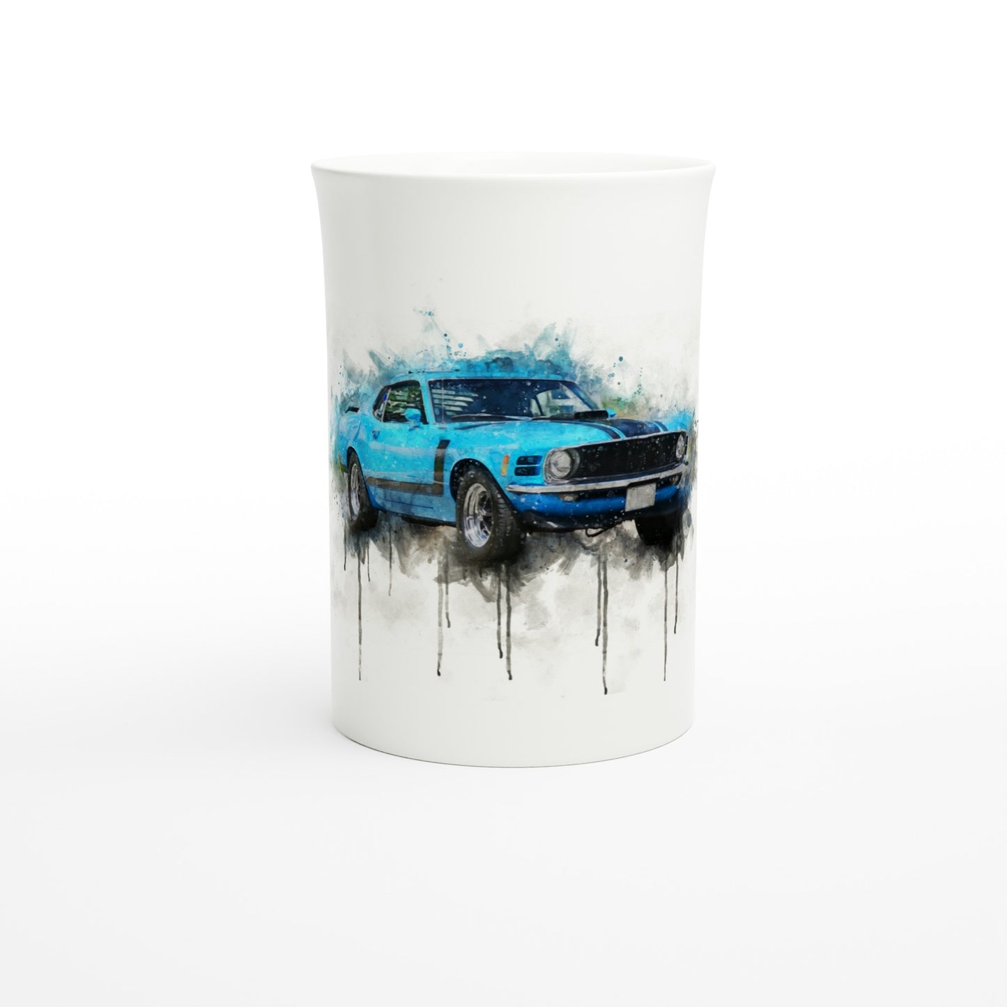 White 10oz Porcelain Slim Mug