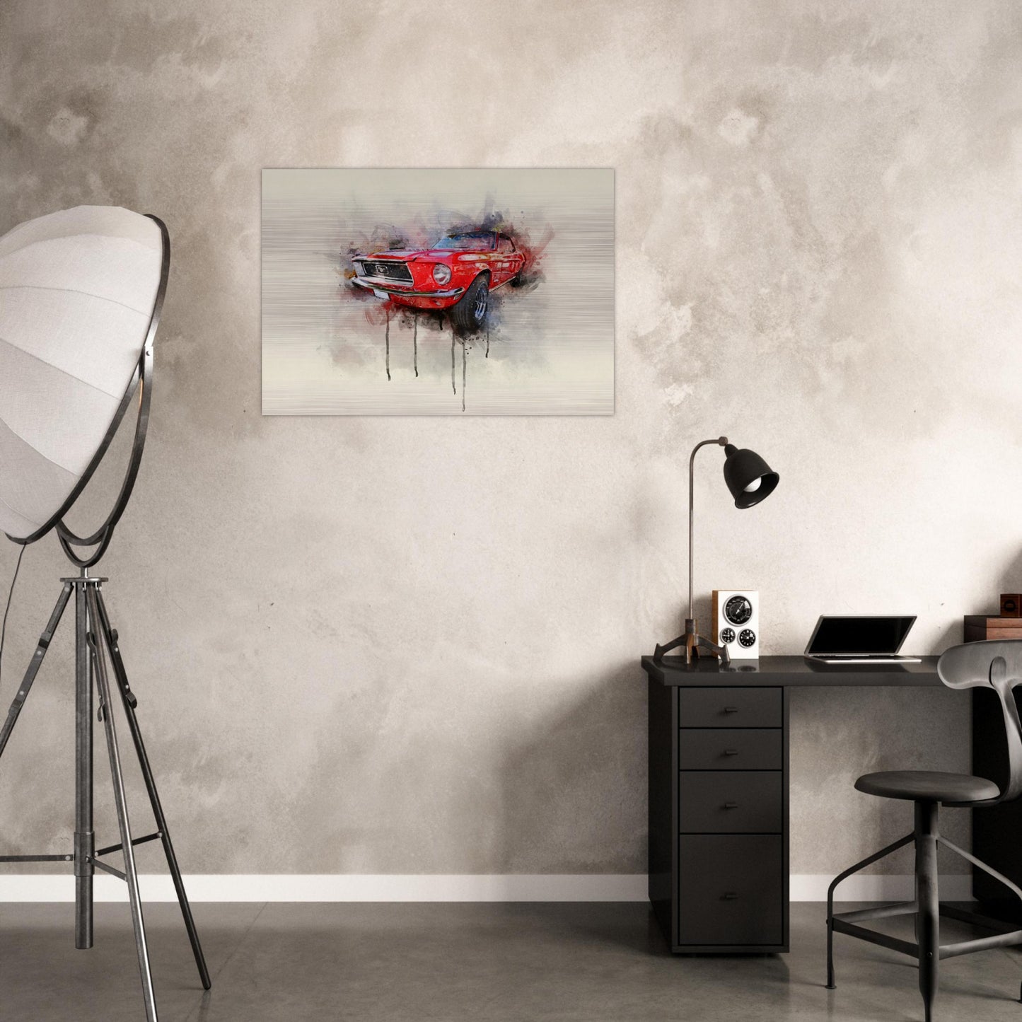 Brushed Aluminum Print