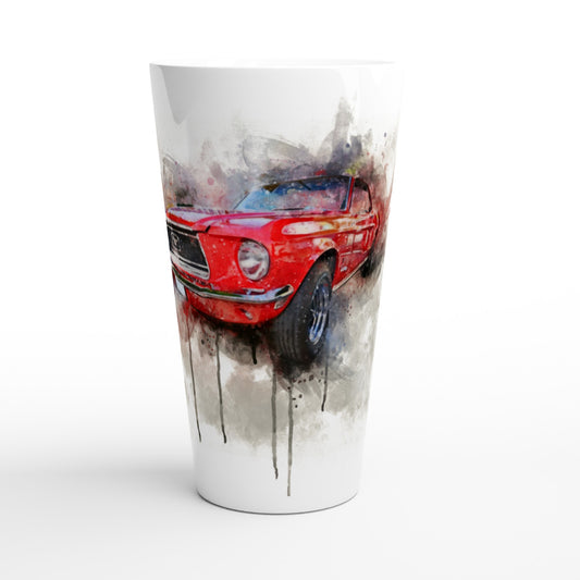 White Latte 17oz Ceramic Mug