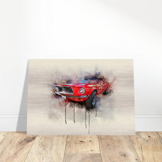 Brushed Aluminum Print